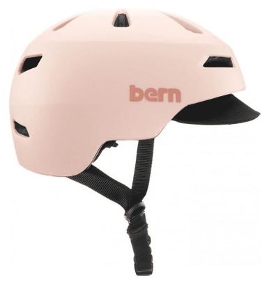 Bern Brentwood 2.0 Mat Blush Helmet with Visor
