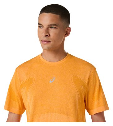 Maglia a maniche corte Asics Road Seamless arancione da uomo