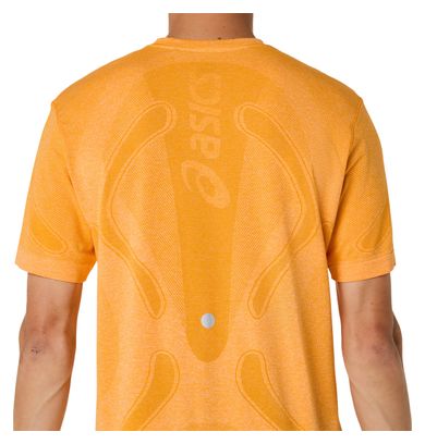 Maglia a maniche corte Asics Road Seamless arancione da uomo