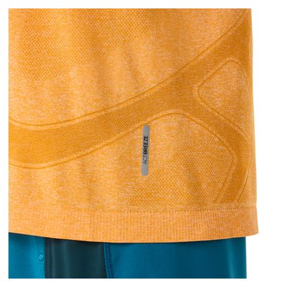 Maglia a maniche corte Asics Road Seamless arancione da uomo