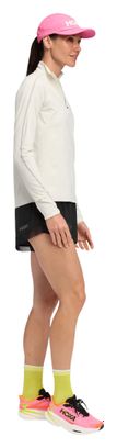 Sudadera con cremallera 1/4 Hoka GlideTech Beige Mujer