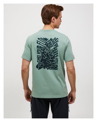 Maglietta Peak Performance Original Graphic verde da uomo