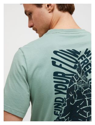 Maglietta Peak Performance Original Graphic verde da uomo