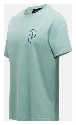 Maglietta Peak Performance Original Graphic verde da uomo