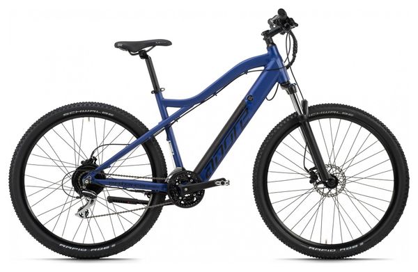 VTT semi rigide électrique 29'' Adore Enforce Bleu 24 vitesses