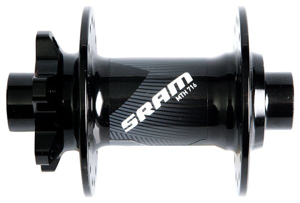 Buje delantero Sram MTH 700 | 32 Agujeros | 15x100 mm | 6 Agujeros | Negro