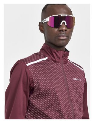 Veste Imperméable Craft ADV Bike Hydro Lumen Rouge Homme