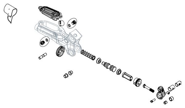 Kit de piezas internas Sram para G2 / Guide RSC / Ultimate Brake Levers
