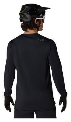 Camiseta de manga larga Fox Flexair negra para hombre