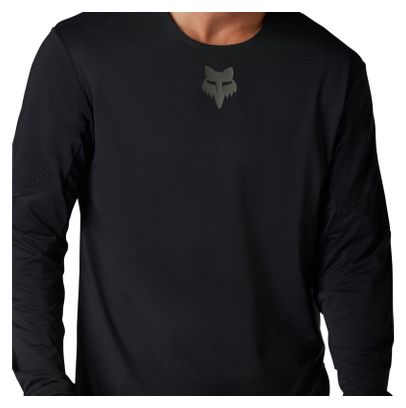 Camiseta de manga larga Fox Flexair negra para hombre