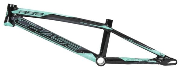 Chase RSP 5.0 Aluminium BMX Frame Zwart / Turquoise Blauw 2023