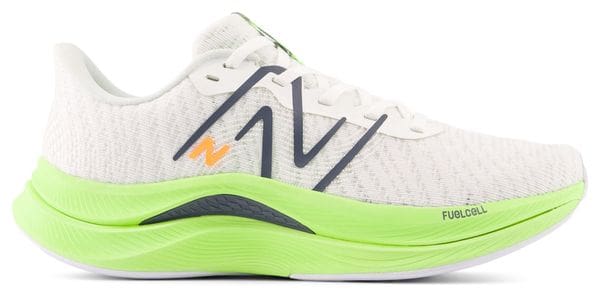 New Balance FuelCell Propel v4 Wit Geel Dames Hardloopschoenen