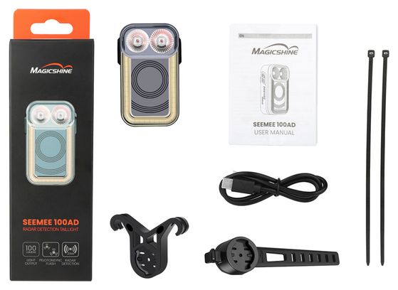 Eclairage Arrière Magicshine Seemee 100AD avec Radar