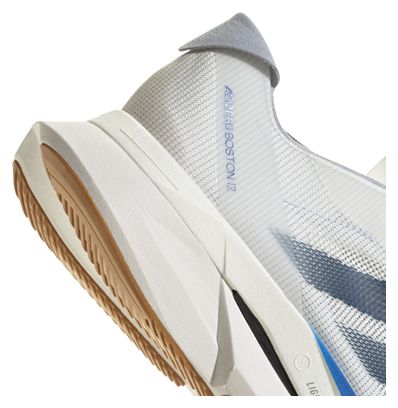 adidas adizero Boston 12 White Blue Men's Shoes