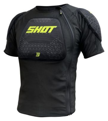 Gilet protettivo da adulto Shot Airlight a maniche corte, nero