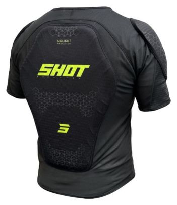 Gilet protettivo da adulto Shot Airlight a maniche corte, nero