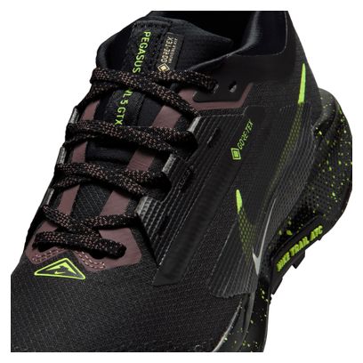 Nike Pegasus Trail 5 GTX Zwart/Bruin/Groen Damesschoenen
