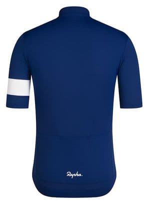 Maillot manches courtes Rapha Core Lightweight Jersey Bleu/Blanc Homme