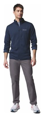 Columbia Essential Hike Grid Fleecejack Donkerblauw