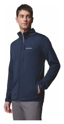 Columbia Essential Hike Grid Fleecejack Donkerblauw