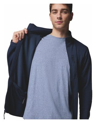 Columbia Essential Hike Grid Fleecejack Donkerblauw