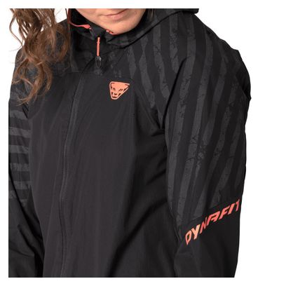 Veste coupe-vent Dynafit Trail Reflective Noir Femme