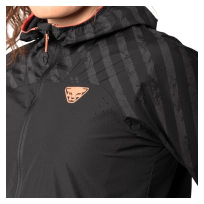 Veste coupe-vent Dynafit Trail Reflective Noir Femme