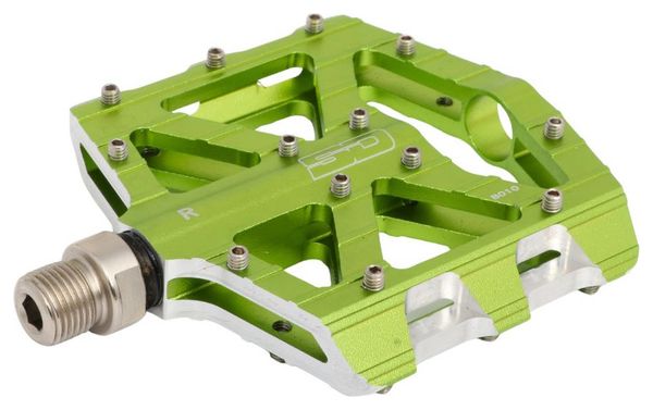 Pédales Plates BMX SD Flatpedal V2 Expert Vert