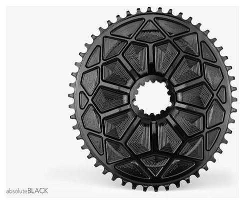 AbsoluteBlack Narrow Wide Oval Direct Mount Aerodynamic Chainring For Sram Force / Rival Cranks 12 S