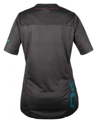 TSG Trio Korte Mouw Jersey Zwart/Roze/Blauw