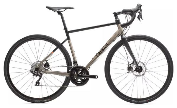 Gravel Bike TRIBAN 520 RC Shimano 105 11V Black / Gray