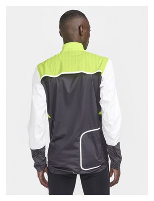Veste Imperméable Craft ADV Bike Hydro Lumen Jaune Gris Homme