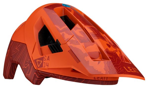 Leatt AllMtn 4.0 Flame Orange MTB Helmet