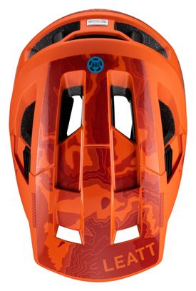 Leatt AllMtn 4.0 Flame Orange Mountain Bike Helm