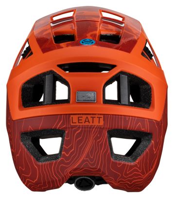 Casco de bicicleta de montaña Leatt AllMtn 4.0 Flame Naranja