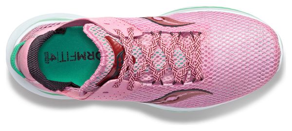 Chaussures de Running Femme Saucony Kinvara 14 Rose Vert