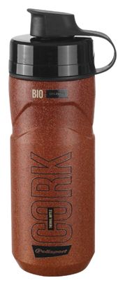 Bidon isotherm Polisport 4h hot-cold cork bio marron recyclable 500ml