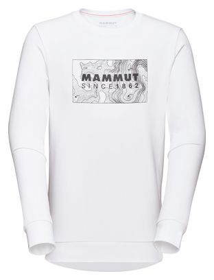 Mammut Core Crew Neck Langarm Sweatshirt Weiß
