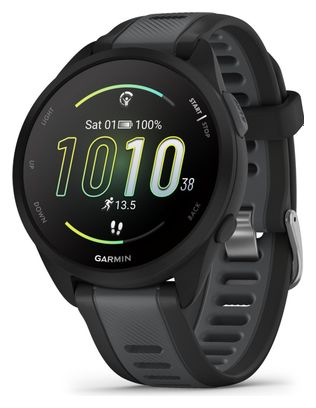 Garmin Forerunner 165 Sporthorloge Zwart Leisteen Grijs