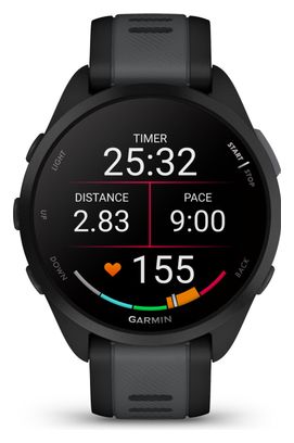Reloj deportivo Garmin Forerunner 165 Negro Gris Pizarra
