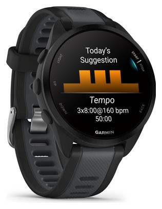 Reloj deportivo Garmin Forerunner 165 Negro Gris Pizarra