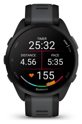 Reloj deportivo Garmin Forerunner 165 Negro Gris Pizarra