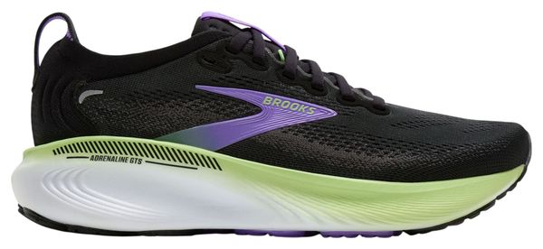 Brooks Adrenaline GTS 25 Women's Running Shoes - Black/Purple/Green