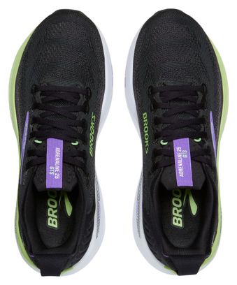 Brooks Adrenaline GTS 25 Women's Running Shoes - Black/Purple/Green