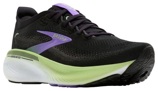 Brooks Adrenaline GTS 25 Women's Running Shoes - Black/Purple/Green