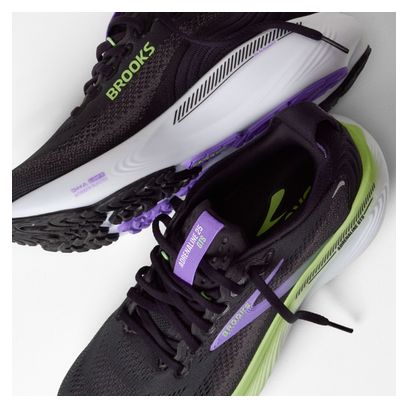 Brooks Adrenaline GTS 25 Women's Running Shoes - Black/Purple/Green