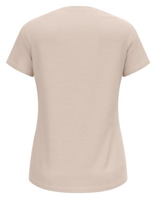 Maglietta tecnica Odlo Ride 365 Performance Wool 130 Beige Donna