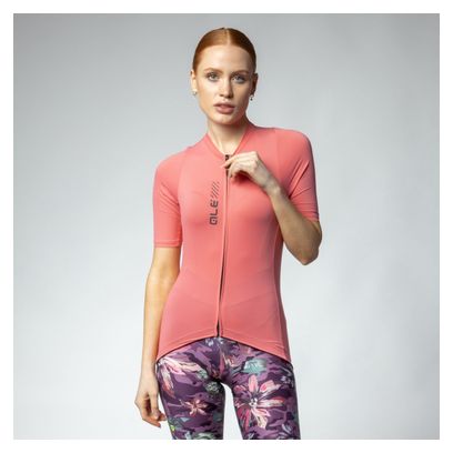 Damen Alé Color Block Kurzarmtrikot Rosa