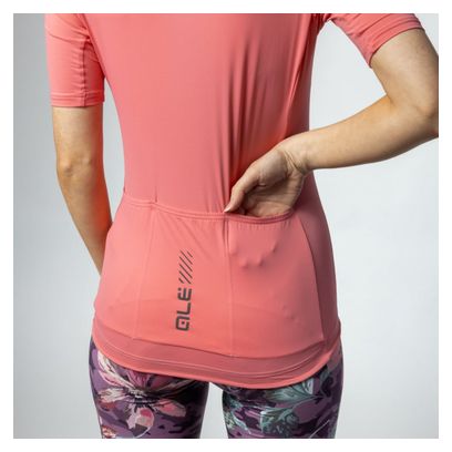 Damen Alé Color Block Kurzarmtrikot Rosa