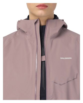 Salomon Bonatti Waterproof Jacket, Purple, Women's